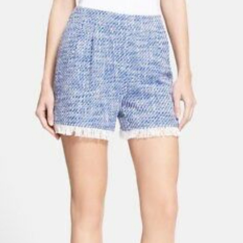 Kate Spade Tweed Fringe Short Size 00